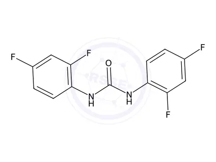 Chemical structure of N,N'-Bis(2,4-difluorophenyl)urea