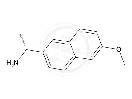 Chemical structure of (R)-1-(6-Methoxynaphthalen-2-yl)ethanamine