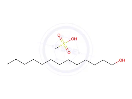 Chemical structure of 1-Tridecanol, 1-methanesulfonate