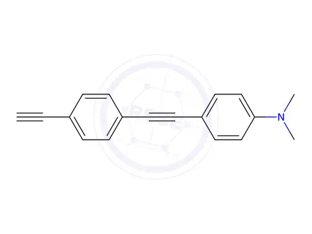 Chemical structure of 4-((4-Ethynylphenyl)ethynyl)-N,N-dimethylaniline