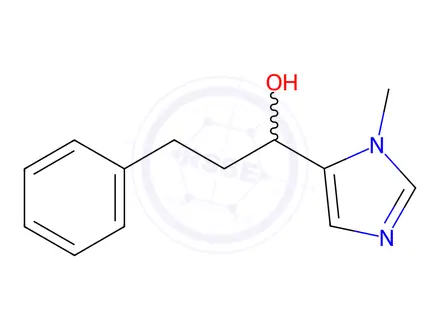 Chemical structure of 1-(1-Methyl-1h-imidazol-5-yl)-3-phenylpropan-1-ol