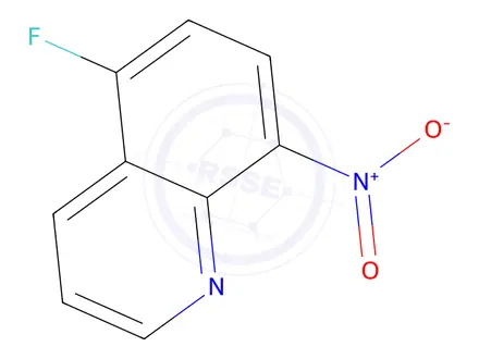 Chemical structure of 5-Fluoro-8-nitroquinoline