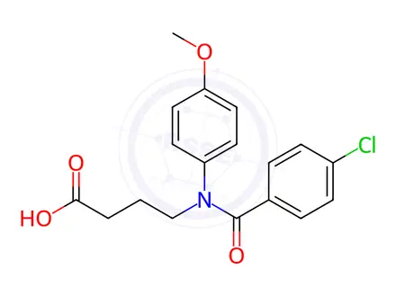 Chemical structure of Clanobutin