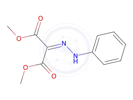 Chemical structure of 2-(PHENYLHYDRAZONO)MALONIC ACID DIMETHYL ESTER