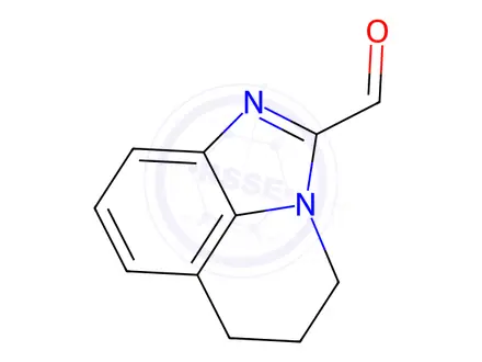 Chemical structure of 4H-Imidazo[4,5,1-ij]quinoline-2-carboxaldehyde,5,6-dihydro-(9CI)