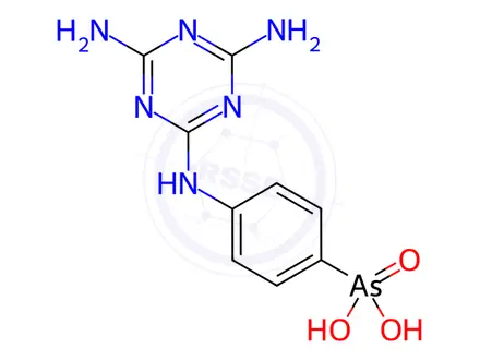 Chemical structure of Melarsoprol Impurity 10 (Melarsen)