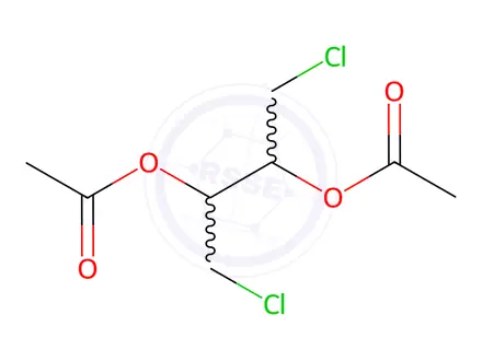 Chemical structure of 1,4-Dichloro-2,3-butanediol diacetate