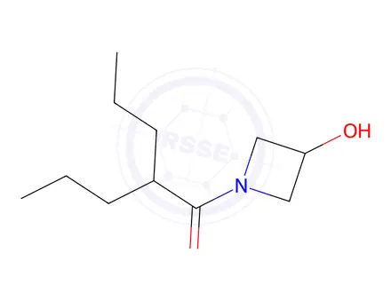 Chemical structure of 1-(3-hydroxyazetidin-1-yl)-2-propylpentan-1-one