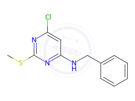 Chemical structure of N-benzyl-6-chloro-2-(methylthio)pyrimidin-4-amine