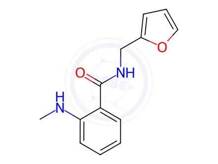 Chemical structure of n-[(furan-2-yl)methyl]-2-(methylamino)benzamide