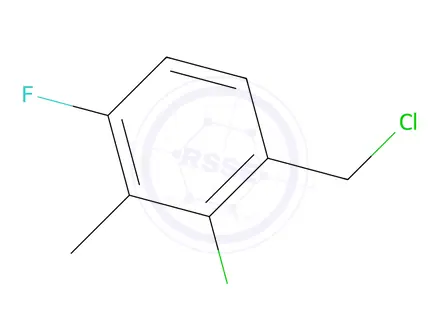 Chemical structure of 2-Chloro-1-(chloromethyl)-4-fluoro-3-methylbenzene