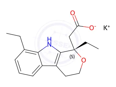 Chemical structure of (S)-Etodolac Potassium Salt
