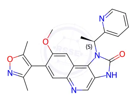 Chemical structure of GSK1210151A S isomer