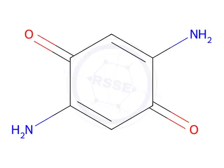 Chemical structure of 2,5-Diamino-2,5-cyclohexadiene-1,4-dione