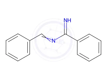 Chemical structure of N-Benzylidenebenzimidamide