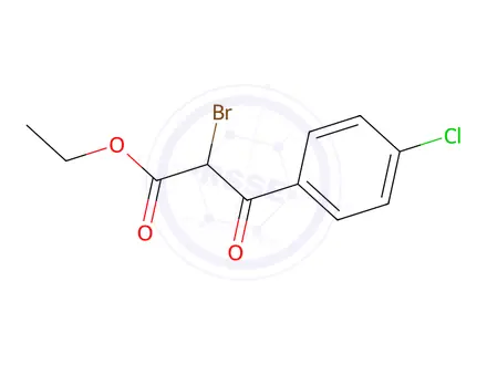 Chemical structure of a-Bromo-4-chloro-b-oxo-benzenepropanoic Acid Ethyl Ester