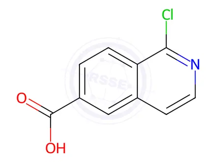 Chemical structure of 1-Chloroisoquinoline-6-carboxylic acid