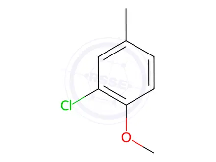 Chemical structure of 3-Chloro-4-methoxytoluene