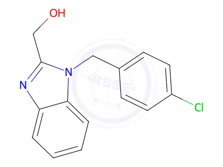 Chemical structure of [1-(4-Chlorobenzyl)-1H-benzimidazol-2-yl]methanol