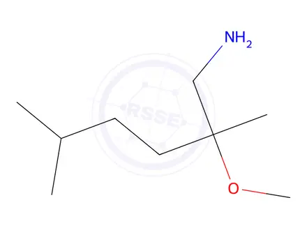 Chemical structure of 2-Methoxy-2,5-dimethylhexan-1-amine