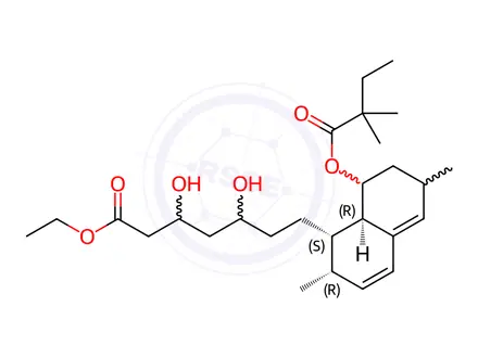 Chemical structure of Simvastatin Impurity M