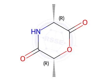 Chemical structure of (3R,6R)-3,6-Dimethylmorpholine-2,5-dione