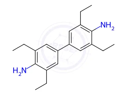 Chemical structure of 3,3',5,5'-tetraethyl-benzidine dihydrochloride