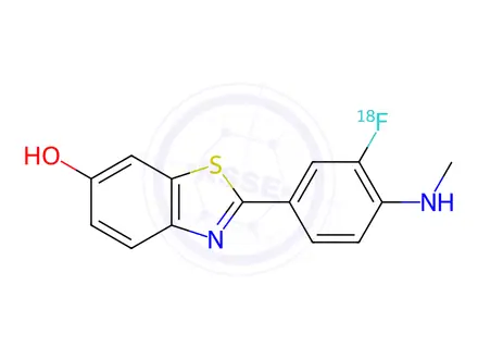 Chemical structure of Flutemetamol-(18F)