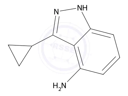 Chemical structure of 3-Cyclopropyl-1H-indazol-4-amine