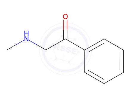 Chemical structure of 2-(Methylamino)-1-phenylethanone
