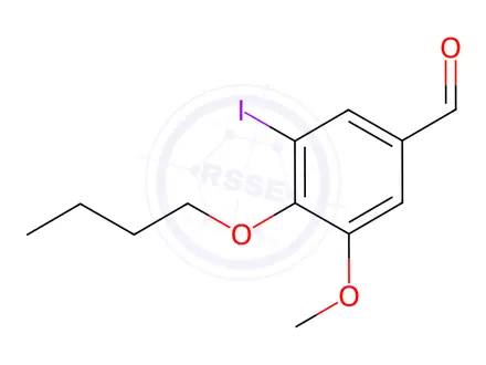 Chemical structure of 4-butoxy-3-iodo-5-methoxybenZaldehyde