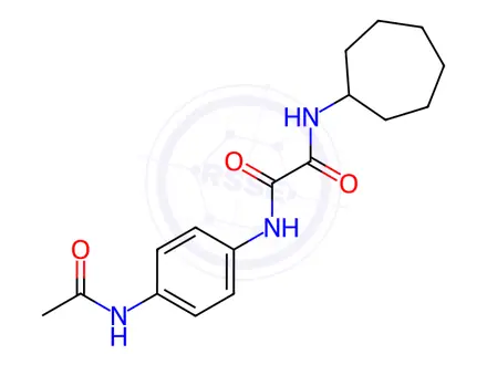 Chemical structure of N1-(4-Acetamidophenyl)-N2-cycloheptyloxalamide