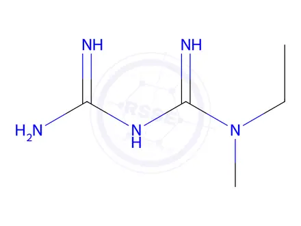 Chemical structure of Imidodicarbonimidic diamide, N-ethyl-N-methyl-