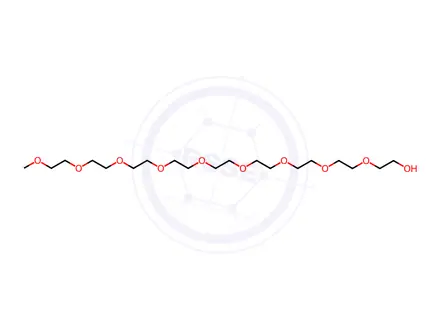 Chemical structure of 2,5,8,11,14,17,20,23,26-Nonaoxaoctacosan-28-ol