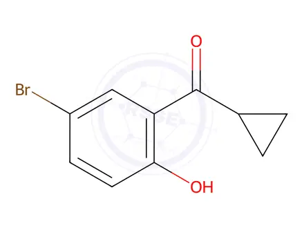 Chemical structure of (5-Bromo-2-hydroxyphenyl)(cyclopropyl)methanone