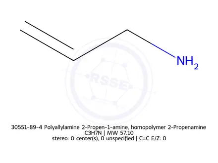 Chemical structure of Allylamine