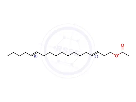 Chemical structure of Octadeca-3,13-dien-1-yl acetate