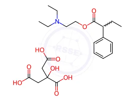 Chemical structure of Butetamate Citrate