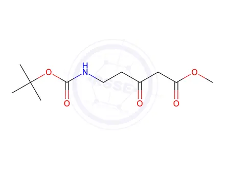 Chemical structure of 5-tert-Butoxycarbonylamino-3-oxo-pentanoic acid methyl ester
