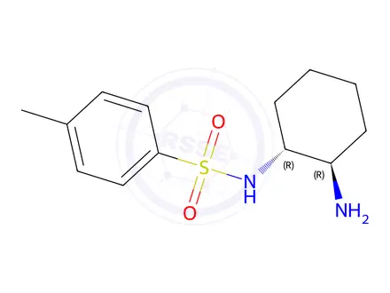 Chemical structure of (1R,2R)-(+)-N-(4-TOLUENESULPHONYL)-1,2-DIAMINOCYCLOHEXANE