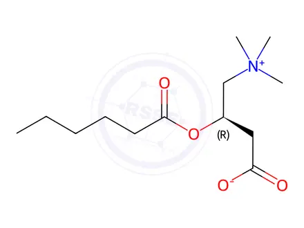 Chemical structure of L-Hexanoylcarnitine