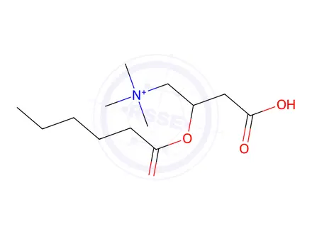 Chemical structure of 10331-23-4 Hexanoylcarnitine