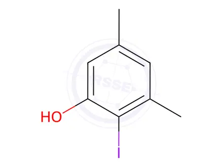 Chemical structure of 2-iodo-3,5-dimethylphenol