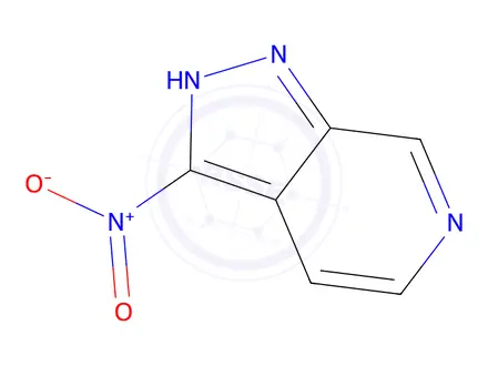 Chemical structure of 3-Nitro-2H-pyrazolo[3,4-c]pyridine