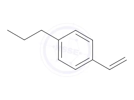 Chemical structure of 1-propyl-4-vinylbenzene