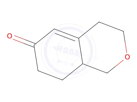 Chemical structure of 1,3,4,7,8,8A-hexahydro-6H-isochromen-6-one