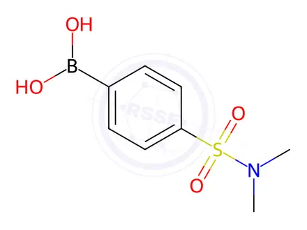 Chemical structure of N,N-Dimethyl 4-boronobenzenesulfonamide