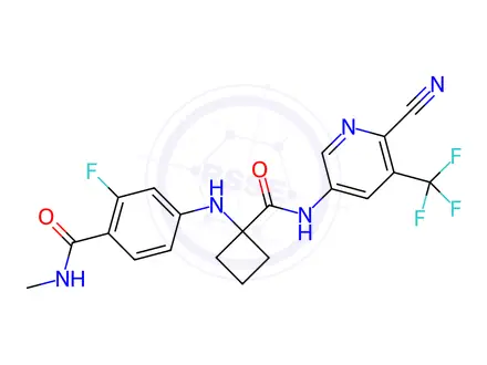 Chemical structure of Desthiocarbonyl Apalutamide