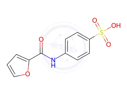 Chemical structure of 4-(Furan-2-carboxamido)benzenesulfonic acid