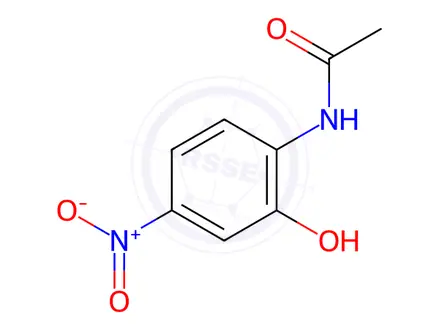 Chemical structure of N-(2-hydroxy-4-nitrophenyl)acetamide